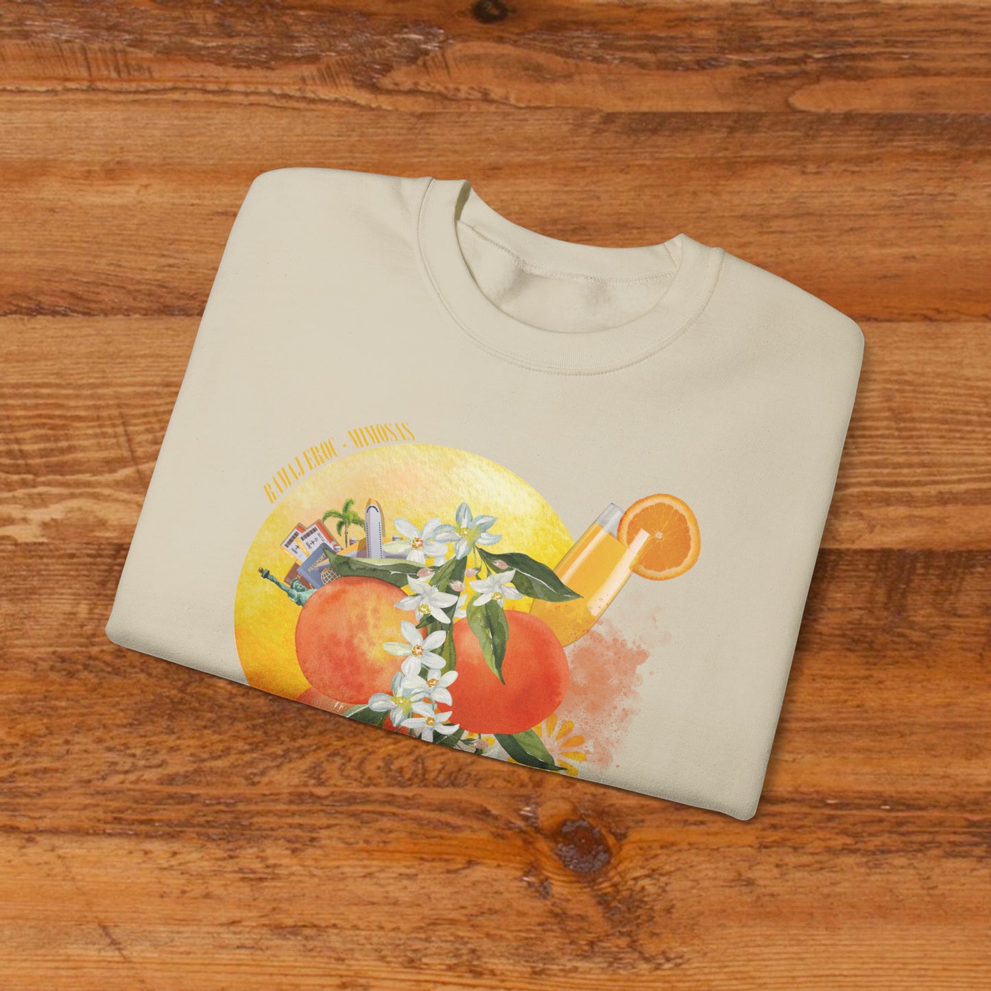 Mimosas Crewneck 🥂🍊