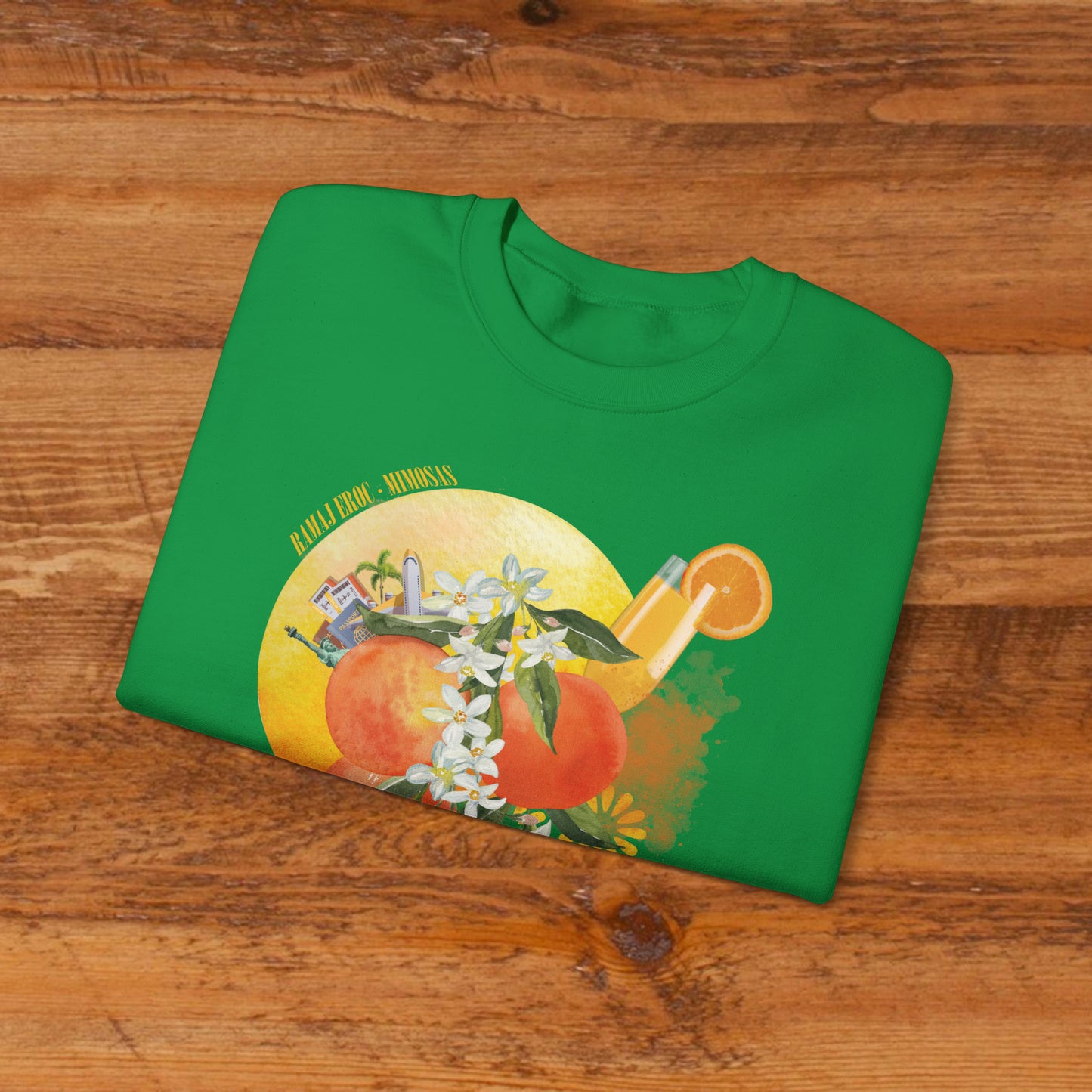 Mimosas Crewneck 🥂🍊