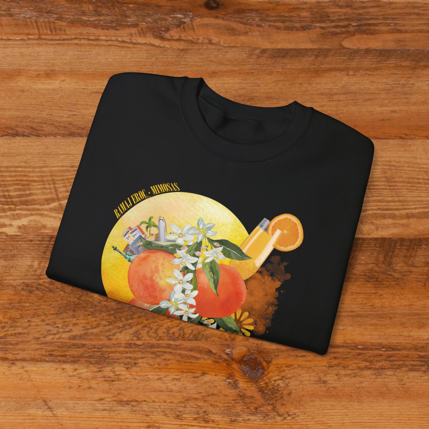 Mimosas Crewneck 🥂🍊